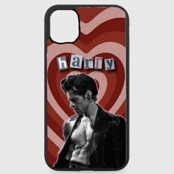 Harry Styles Red Heart Phone Case - Picture 1 of 1